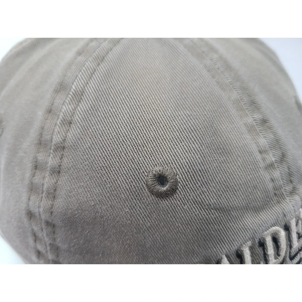 Calderone Golf‎ Club Ahead Strapback Adjustable Hat Cap Grass Lake Michigan Gray